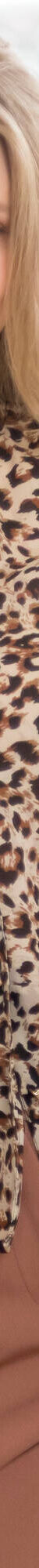 Chemisier imprimé léopard (beige / chocolat) Chemisier imprimé léopard (beige / chocolat)